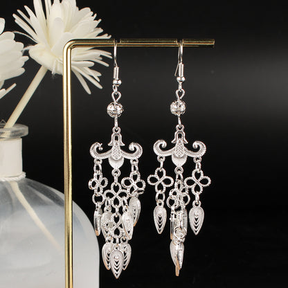 Summer Bohemian Tribe Ethnic Style Long Earrings