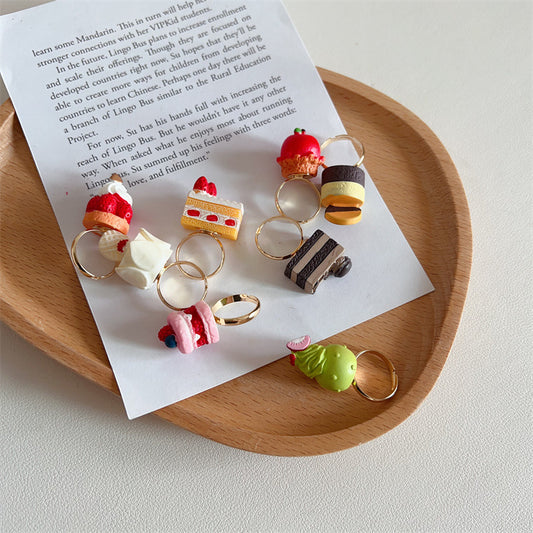 Design Cream Chocolate Fruit Afternoon Tea Rings