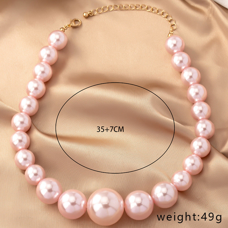 Women's Style Vintage Court Pearl For Korean Elegant Necklaces