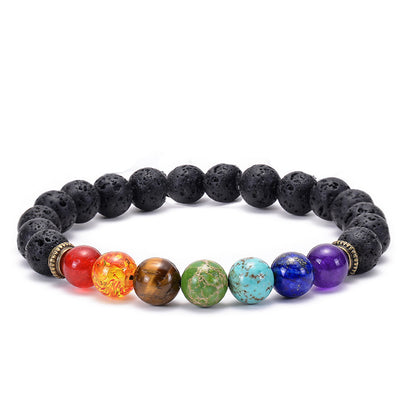 Ornament Eight Planets Volcanic Rock Natural Bracelets