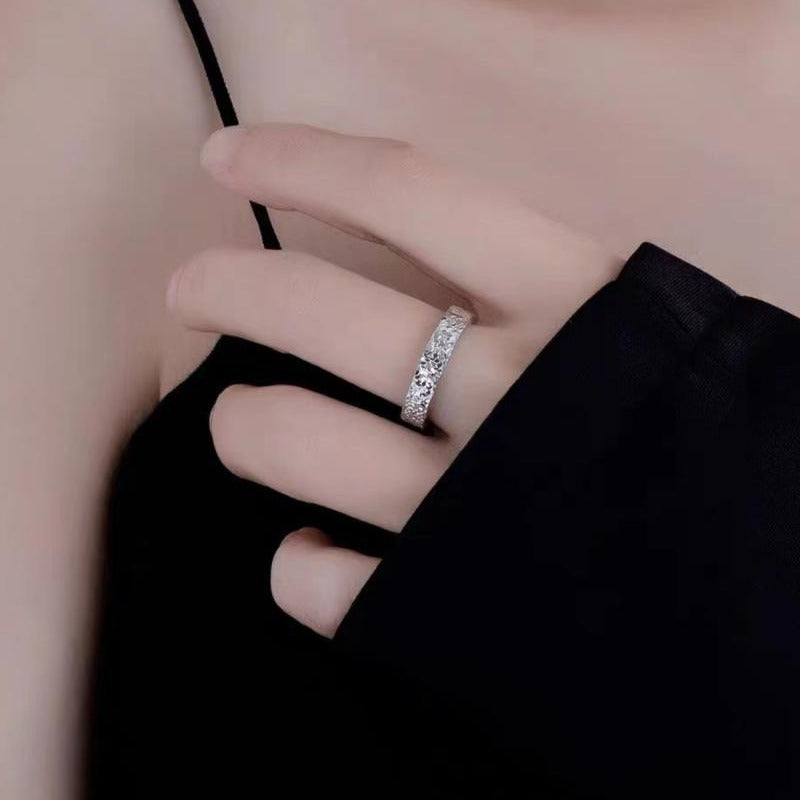 Women's Ice Light Luxury High-grade Design Plated Rings