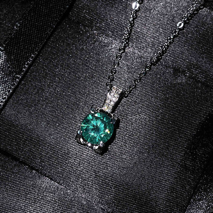 Live Streaming Maldives Blue Green Diamond Deer Pendants