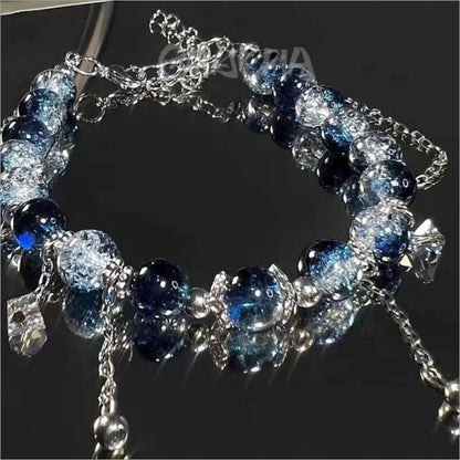 Women's Hot Flower Beaded Advanced Cold Feeling Bracelets