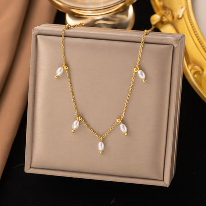 Women's Exquisite Versatile Fashion Stainless Steel Clavicle Necklaces