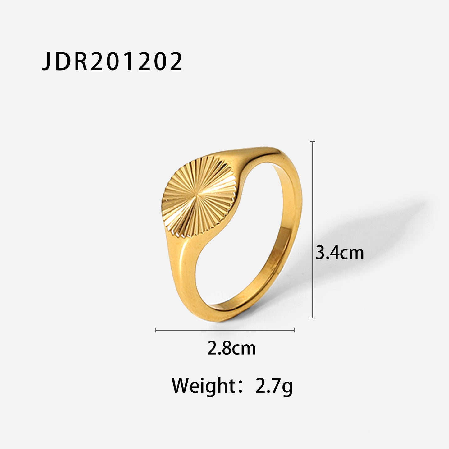 Sun Fashion Jewelry Gift Gold Plating Rings