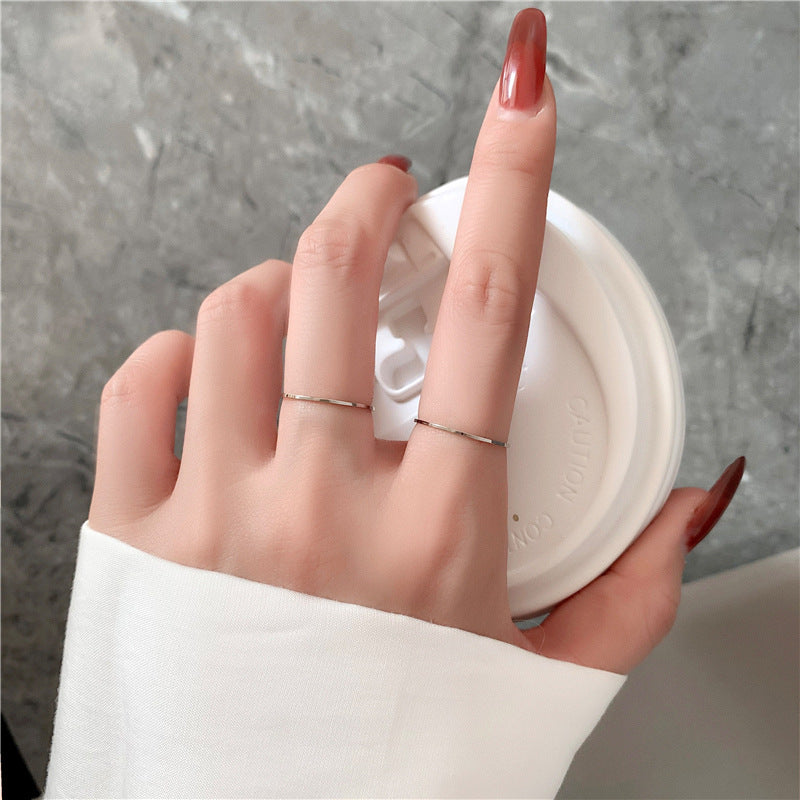 Female Fashion Personality Twin Index Finger Rings