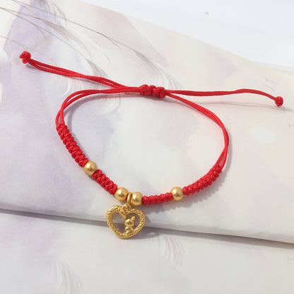 Year Of Snake Woven Love Holding Rabbit Spirit Bracelets