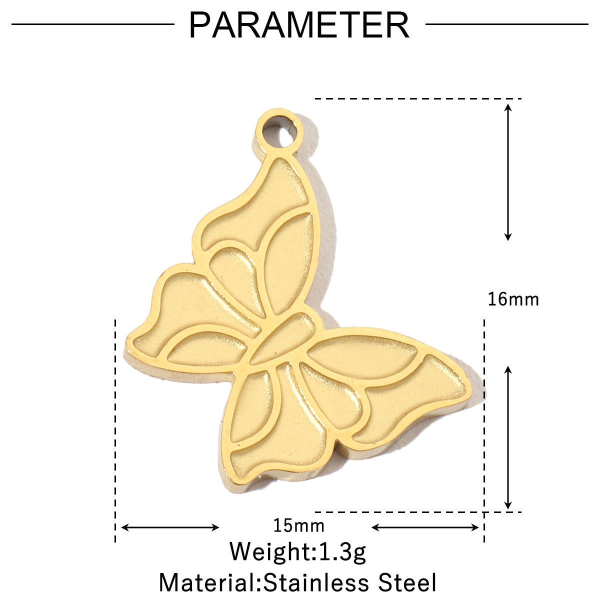 Retro Titanium Steel Female Clover Dragonfly Pendants