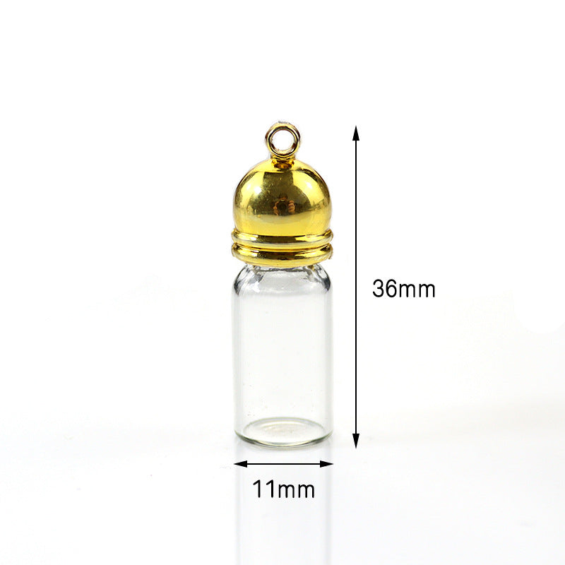 Mouth Glass Bottle Cinnabar Fire Extinguisher Pendants