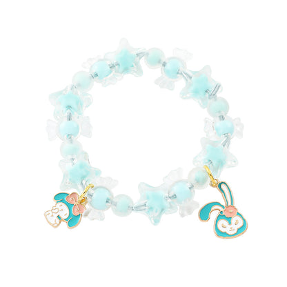 Anime Hello Kitty Clow Beaded Ornament Bracelets