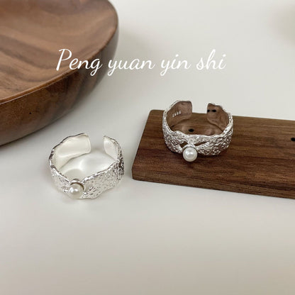 Pleated Texture Pearl Female Cold Style Bracelets