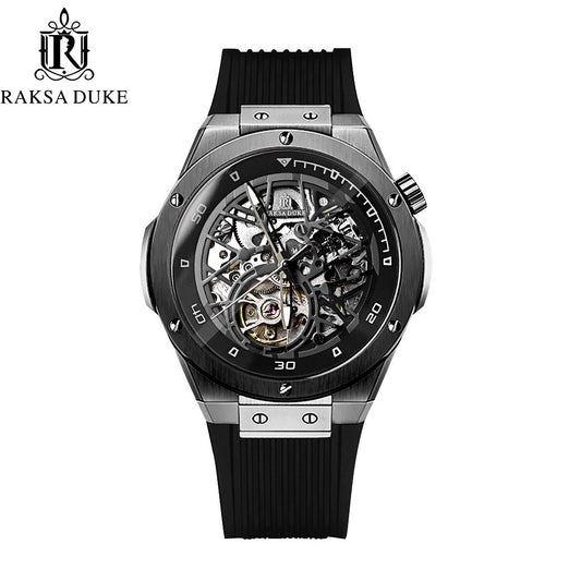 Men's Luminous Watch Leather Casual Waterproof Automatic Mechanical Watches