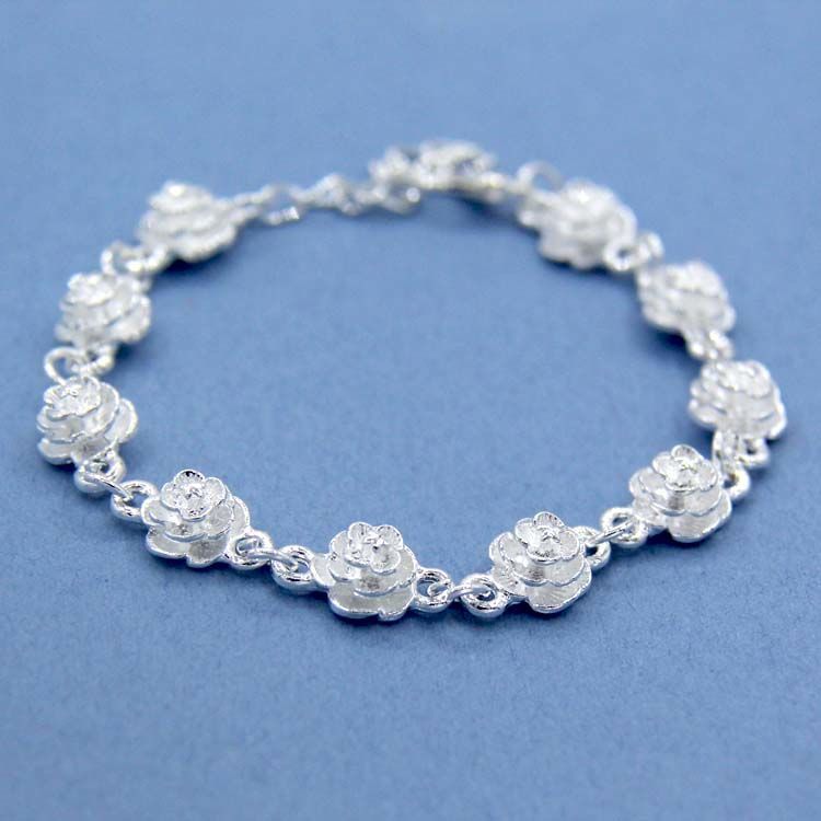 Female Korean Style Simple Imitation Sier Bracelets