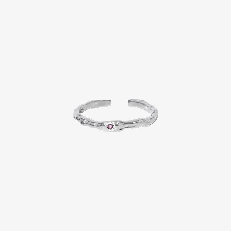 Opal Moonstone Colored Gems Zircon Pink Diamond Female Rings