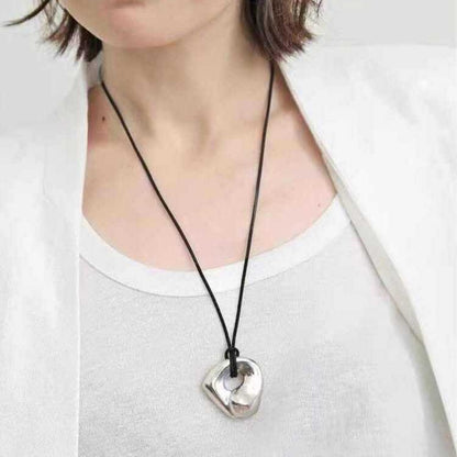 Geometric Irregular Niche Minimalist Hollow Pull-out Necklaces