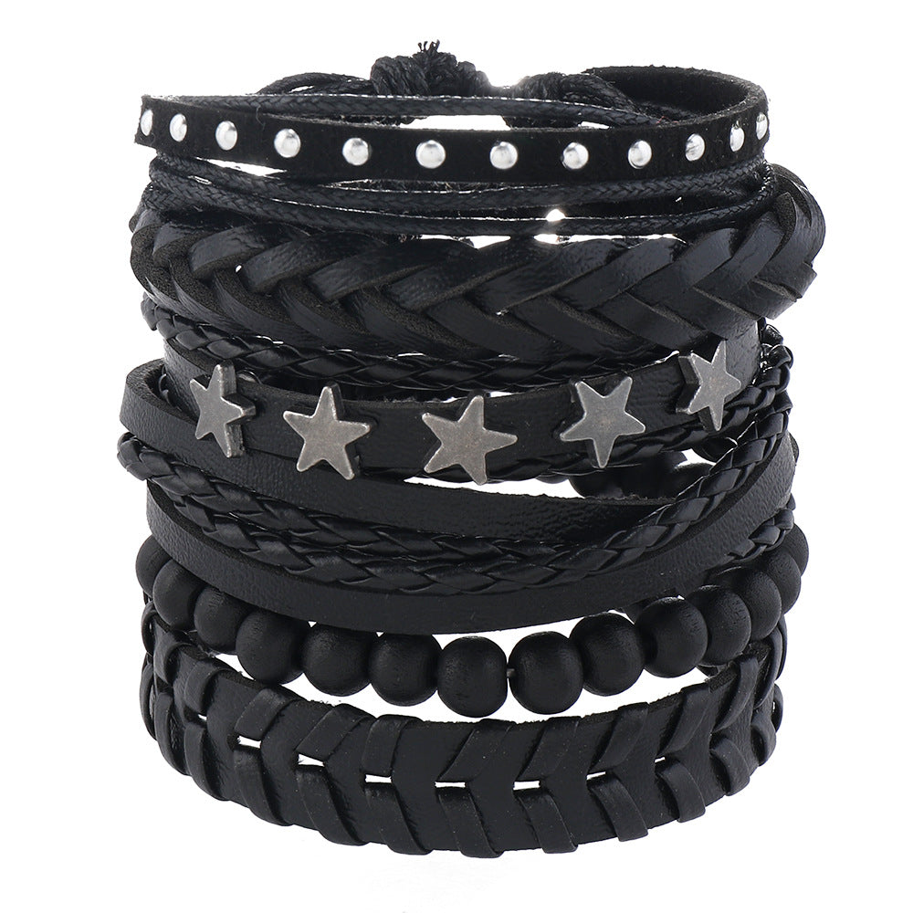 Skull Match Sets Personality Trend Simple Bracelets