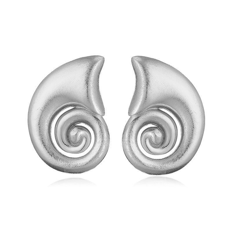 Women's Style Conch Fishbone Ear Exaggerated Personalized Earrings