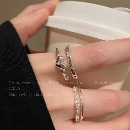 Open-end Zircon Female Design Style Light Luxury Bracelets