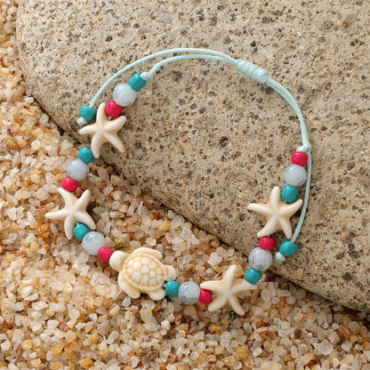 Style Turquoise Turtle Design Bohemian Beach Vacation Bracelets