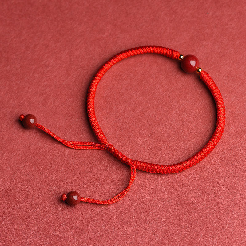 Life Hand-woven Cinnabar Small Perfect Red Bracelets