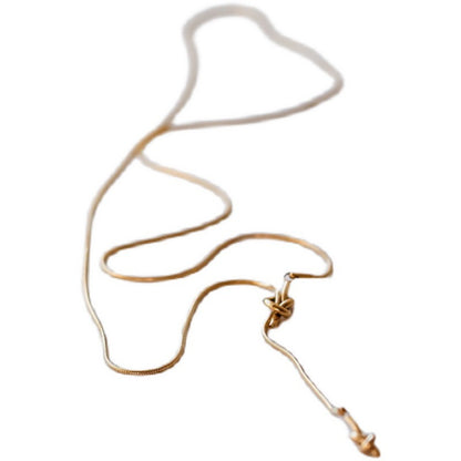 Women's Light Luxury Minority Bends Hitches Sweater Necklaces