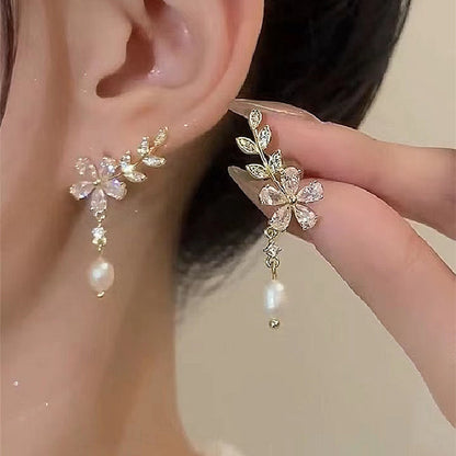 Affordable Luxury Fashion High-grade Small Fresh Flower Earrings