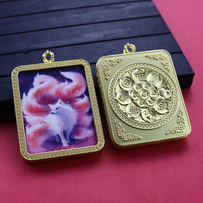 Ethnic Style Golden Fox Previous Life Pendants