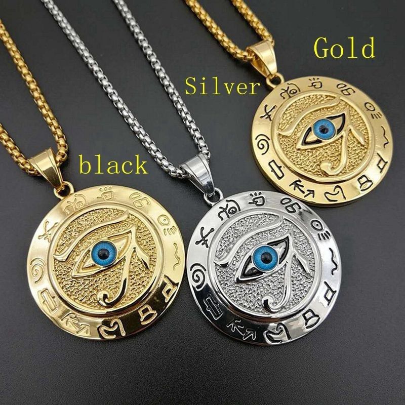 Brocade Ancient Egypt Horus Eye Eagle Necklaces