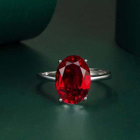 Gems Jewelry Live Fashion Oval Emerald Rings