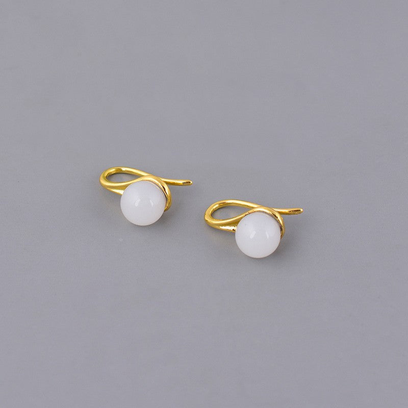 Women's Bead Ear Hook Ancient Style Graceful Earrings