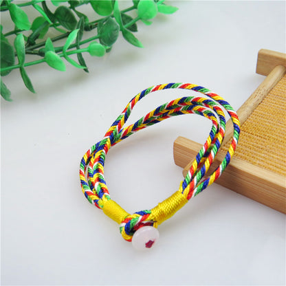 Festival Colorful Rope Ethnic Style Braiding Thread Bracelets