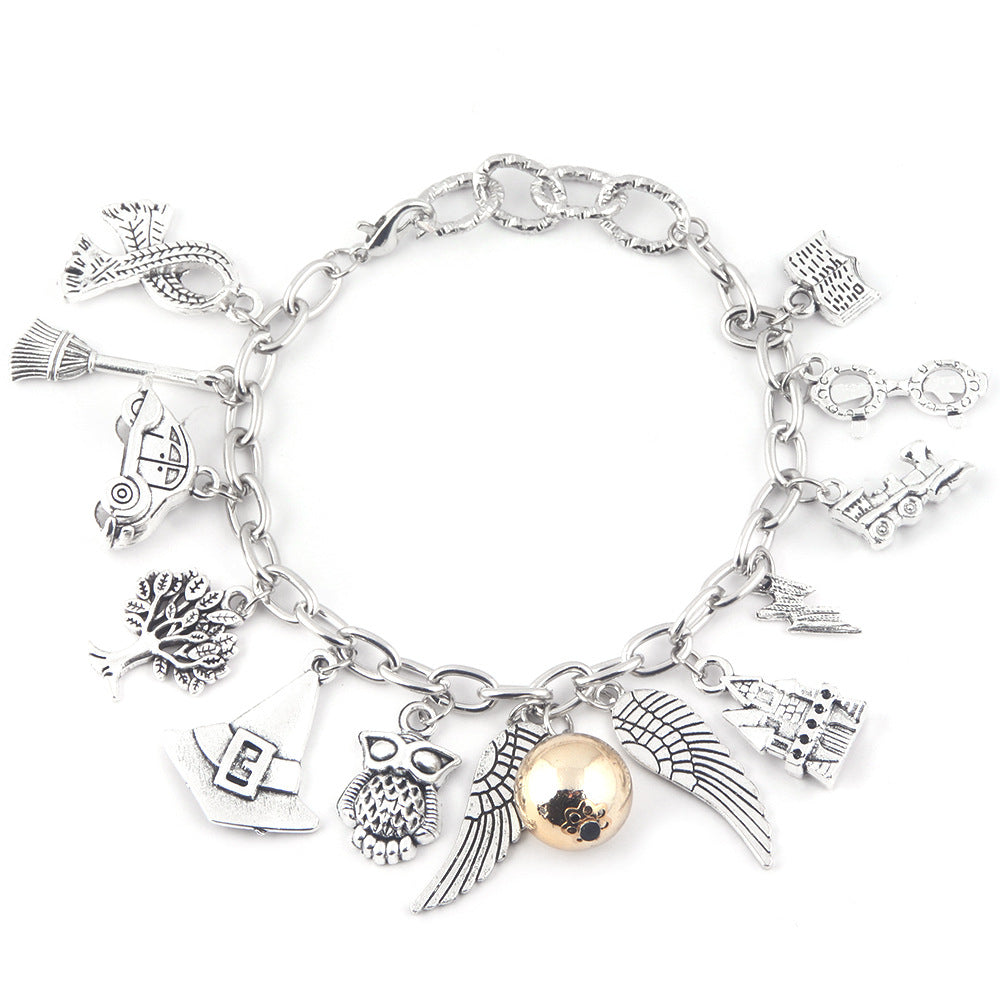 Four Major Colleges Golden Flying Thief Bracelets