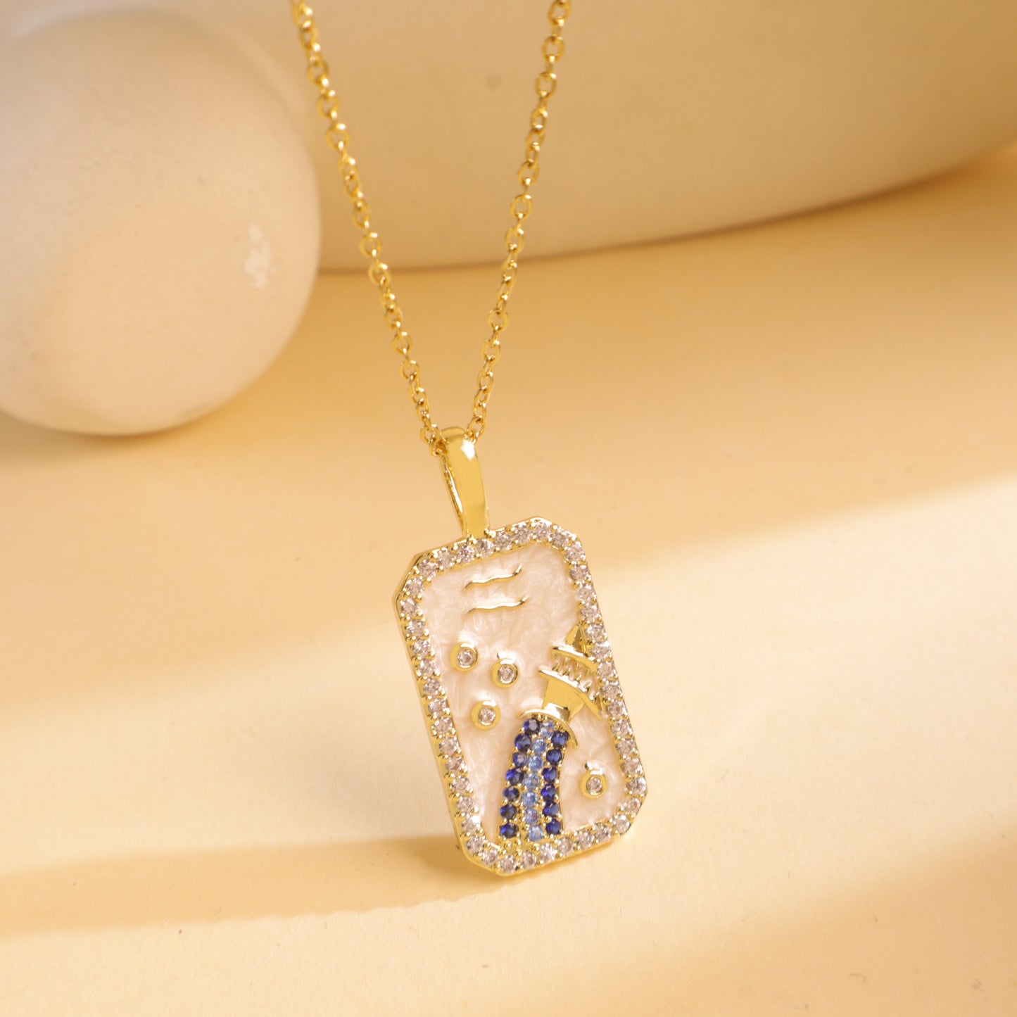 Constellation Color Zircon Female Special Interest Necklaces