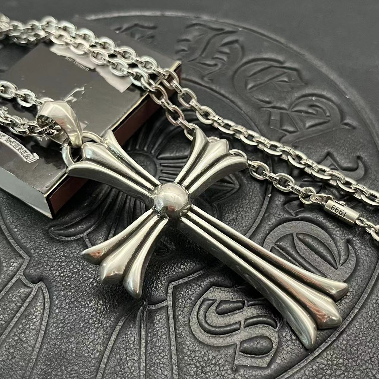 Women's & Men's Large Cross Big Sword Sweater Chain Necklaces