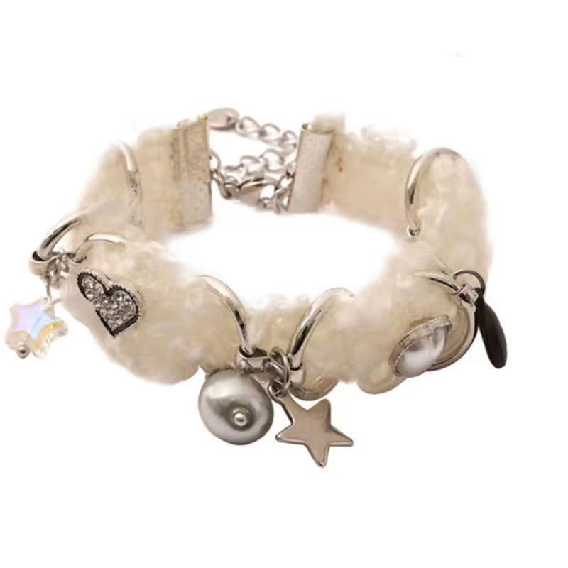 Natural Stone Handmade Cute Design Christmas Bracelets