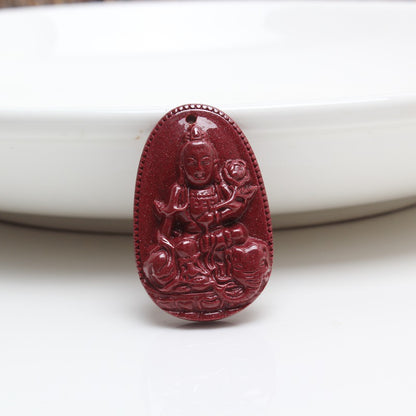 Saints Raw Ore High Content Purple Pendants