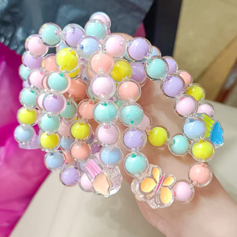 Candy Beads Acrylic Frosted Female Cartoon Bracelets