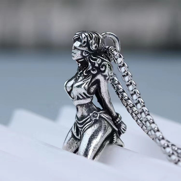 Papas Goddess Beauty Mechanical Ji Skull Pendants