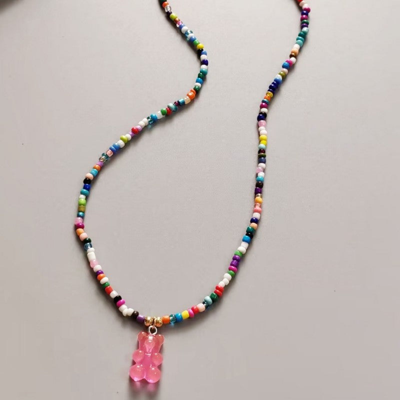 Summer Dopamine Color Indie Sweet Cute Necklaces