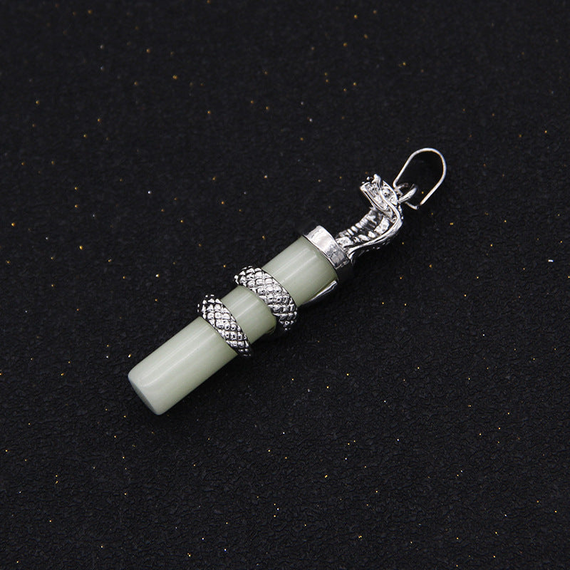 Alloy Sier For Male Cylindrical Hip Necklaces