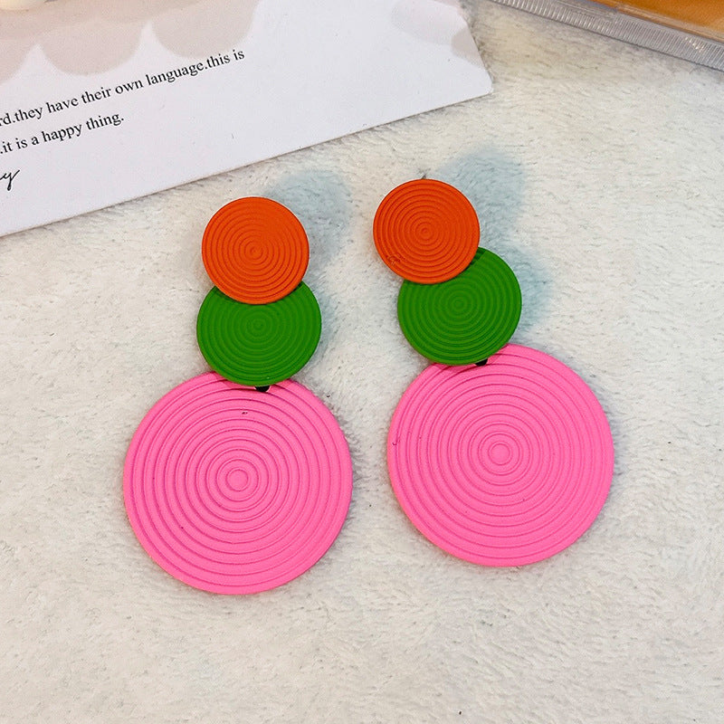 Women's Mosquito Coil For Metallic Niche Design Earrings