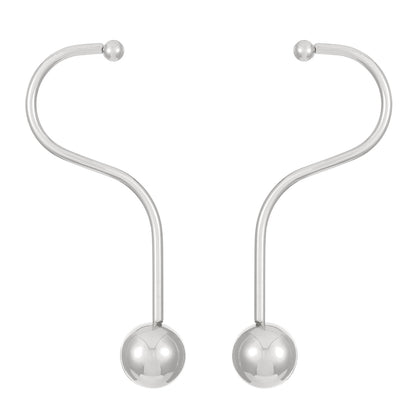 Simple Graceful Question Mark Curve Long Style Earrings