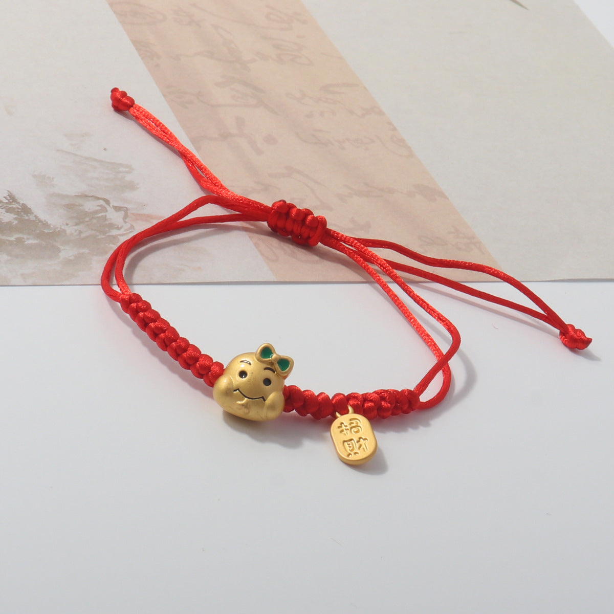 Year Of Snake Woven Love Holding Rabbit Spirit Bracelets