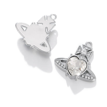 Multi Love Six-pointed Star Bow Alloy Pendants