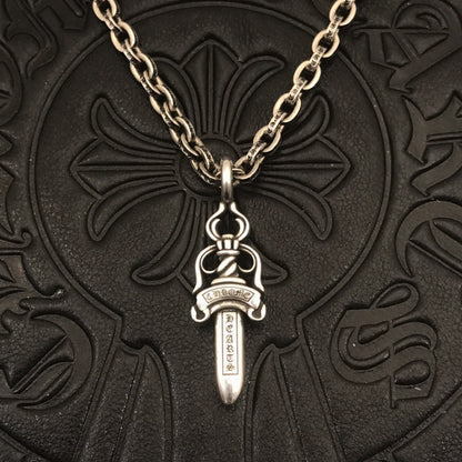 Women's & Men's Large Cross Big Sword Sweater Chain Necklaces