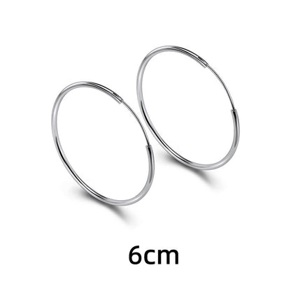 Women's There Hoop Big Ear Cold Wind Bracelets