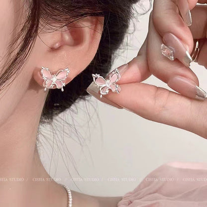 Butterfly Tassel Ear Elegant Sweet Super Earrings