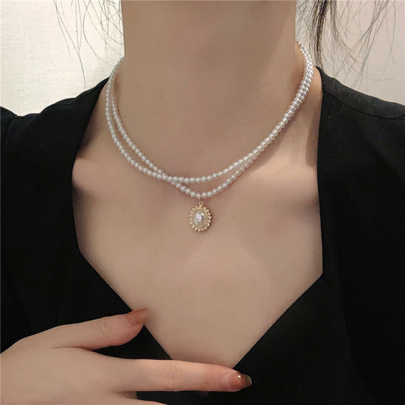 Women's Style Design Titanium Steel Ornament High Sense Light Luxury Necklaces