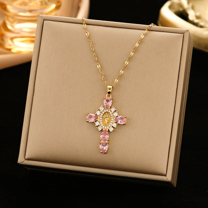 Women's Steel Ornament Design High-grade Light Luxury Necklaces