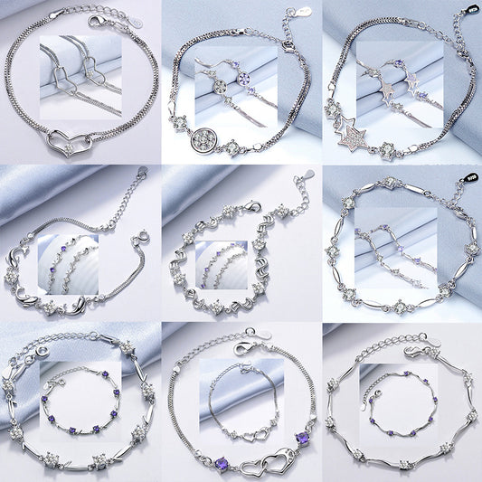 Women's High-grade Cold Style Zircon Light Luxury Bracelets